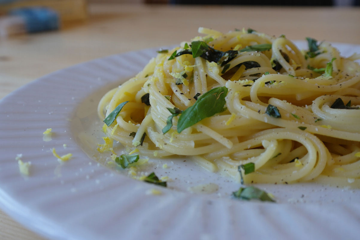 Spaghetti Limone Parmeggiano Recipe | Food &amp; Drink | Rip &amp; Tan