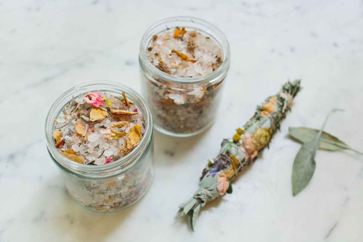 DIY: Floral Bath Salts