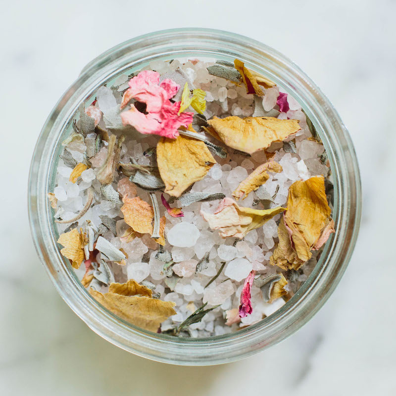 DIY: Floral Bath Salts