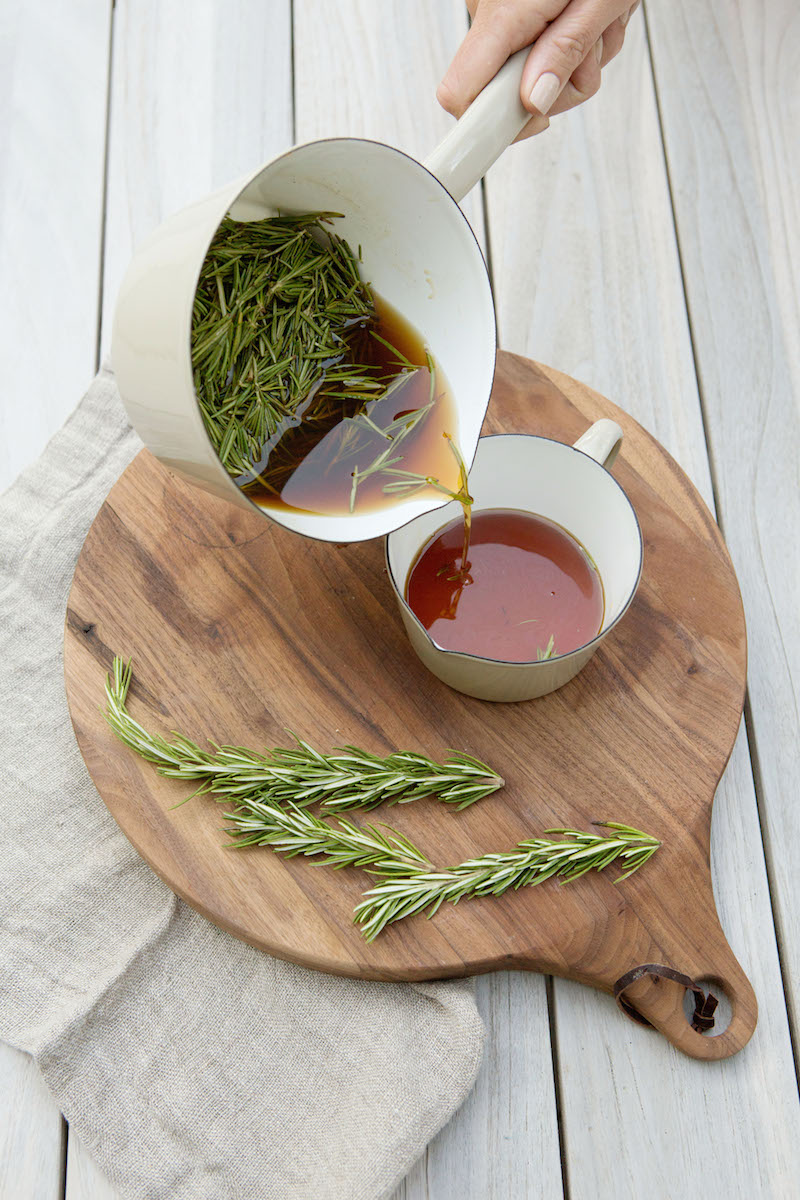 Rosemary Peach Maple Leaf Cocktail Recipe