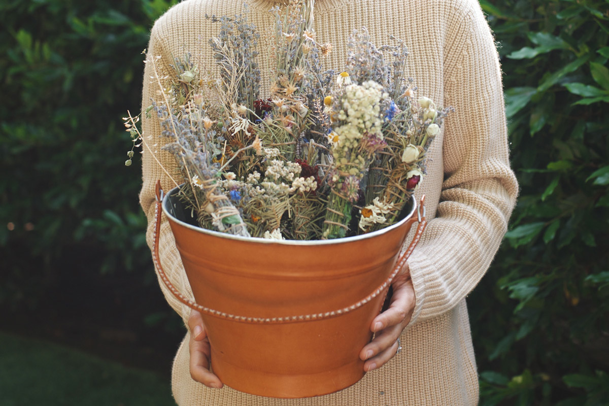 Dried Herbal & Floral Smudge Stick — Articulture Designs