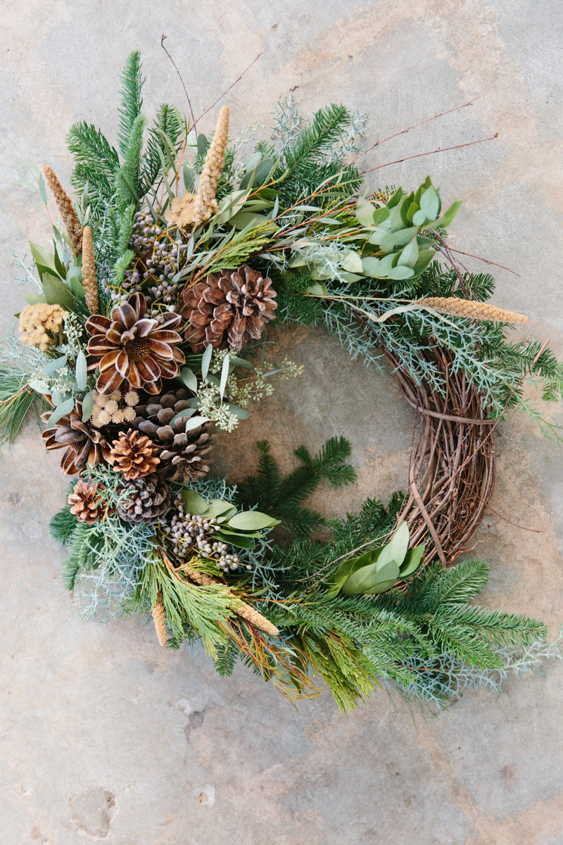 Holiday Wreaths by Moon Canyon, Now Available at Jenni Kayne