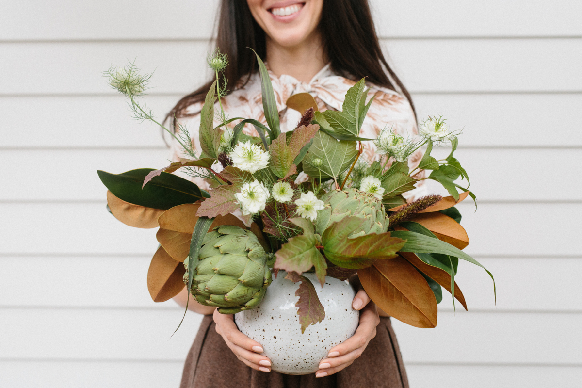 A Thanksgiving Floral Arrangement by Yasmine Mei