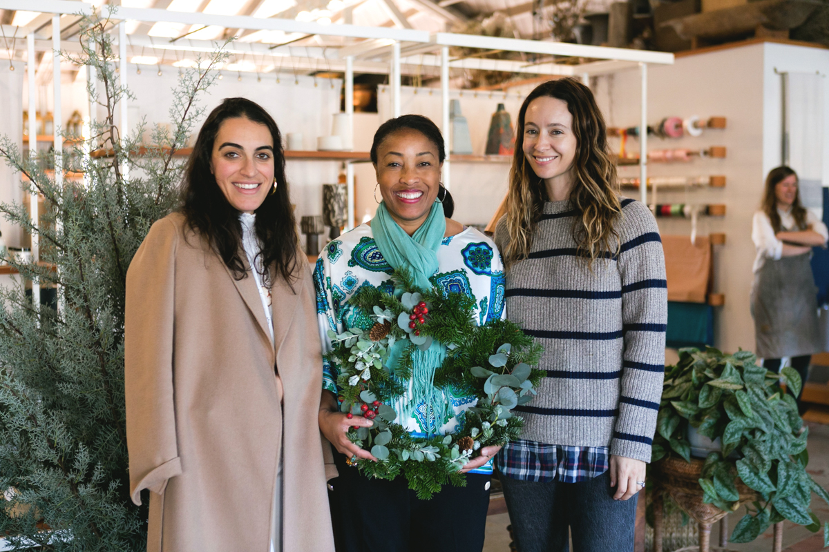 A Wreath-Making Workshop with Heather Taylor and Hollyflora