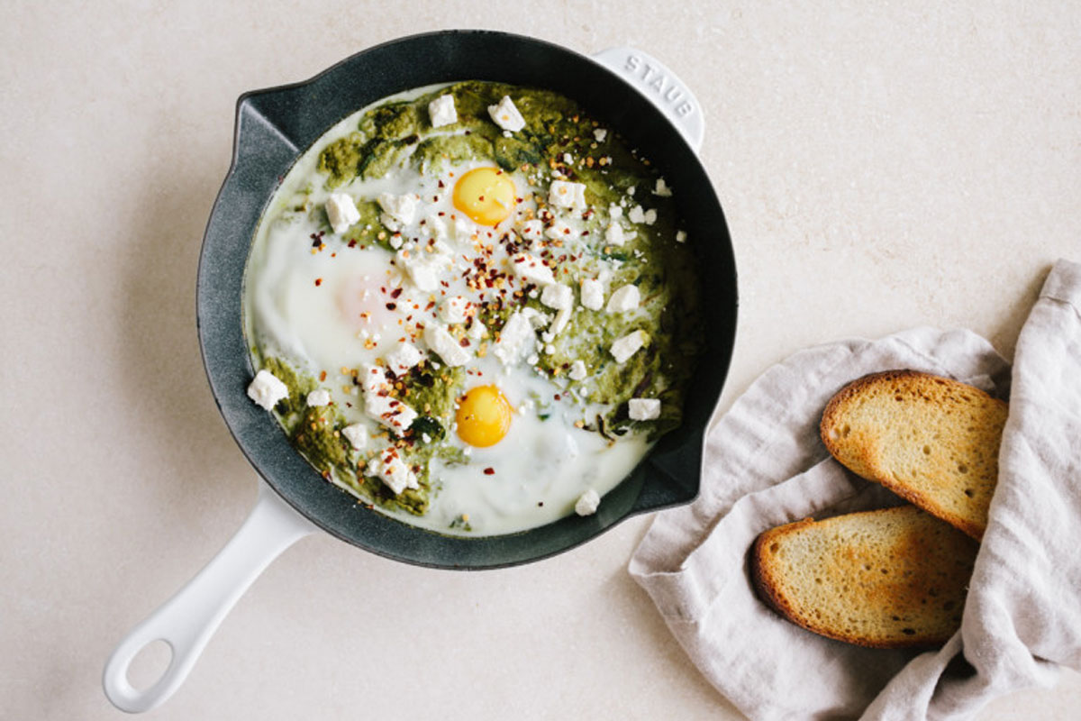 Start Your Day with this Kale Shakshuka Recipe | Food & Drink | Rip & Tan