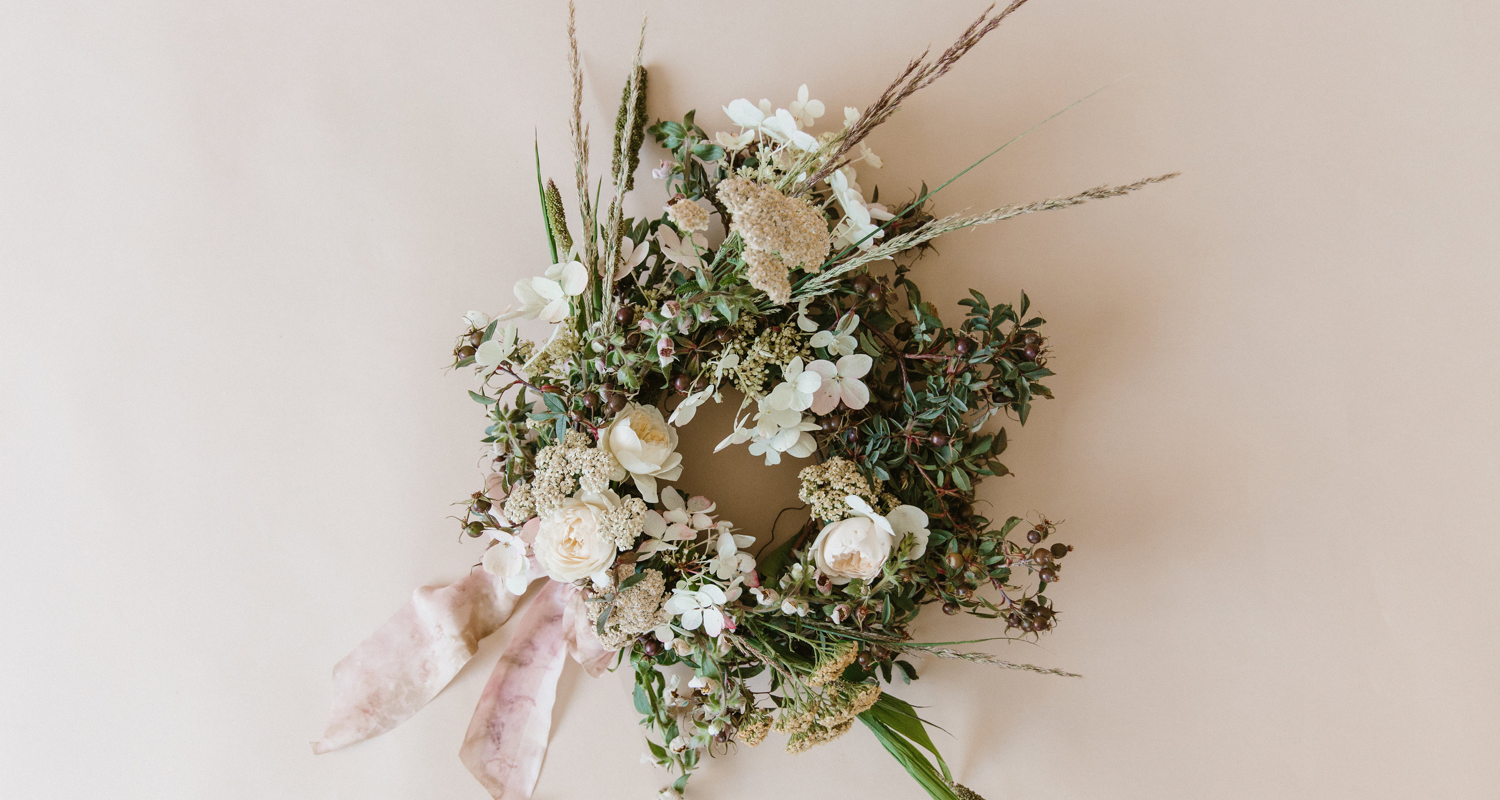 Dried Yarrow Flower Bouquet