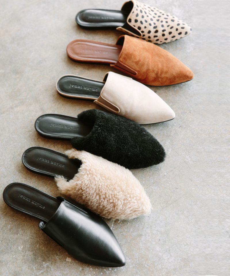 pony hair mules