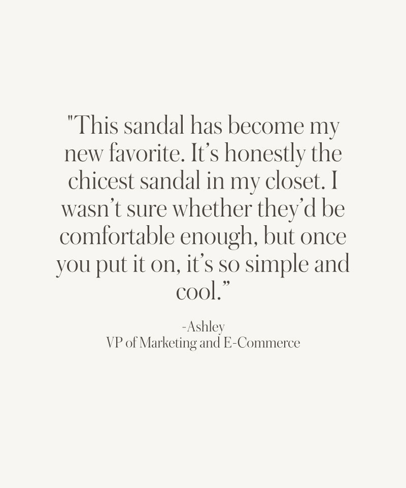 StrapSandalAshleyQuote