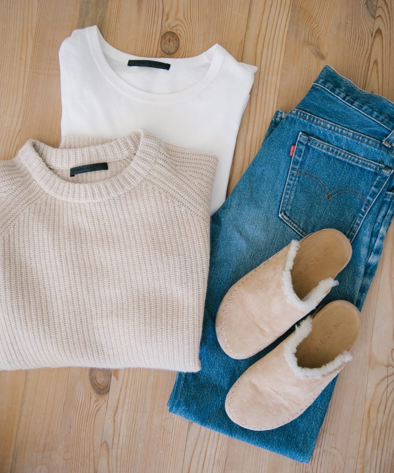 jenni kayne cotton fisherman sweater