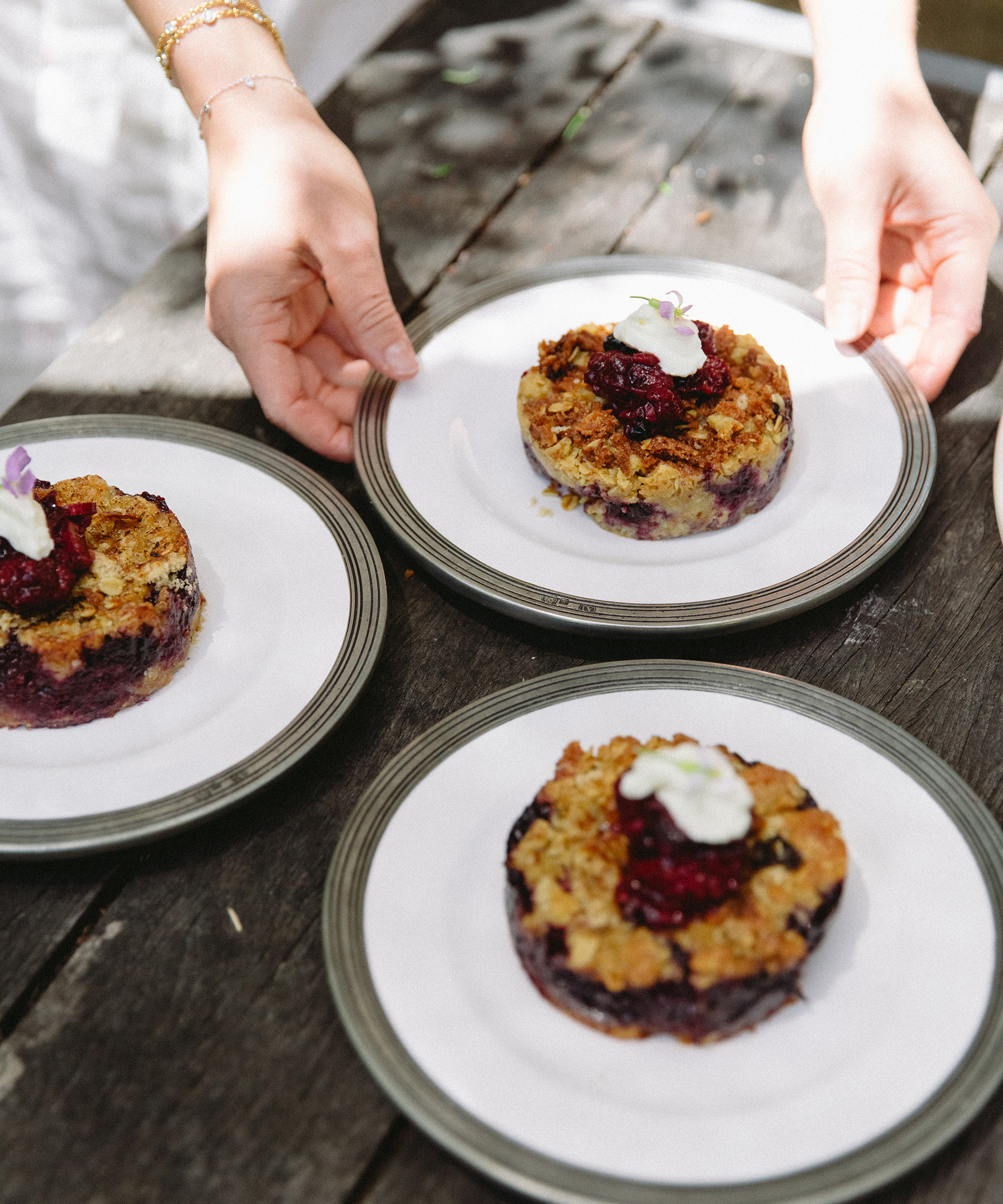 image of backyard gathering with cucina melissa