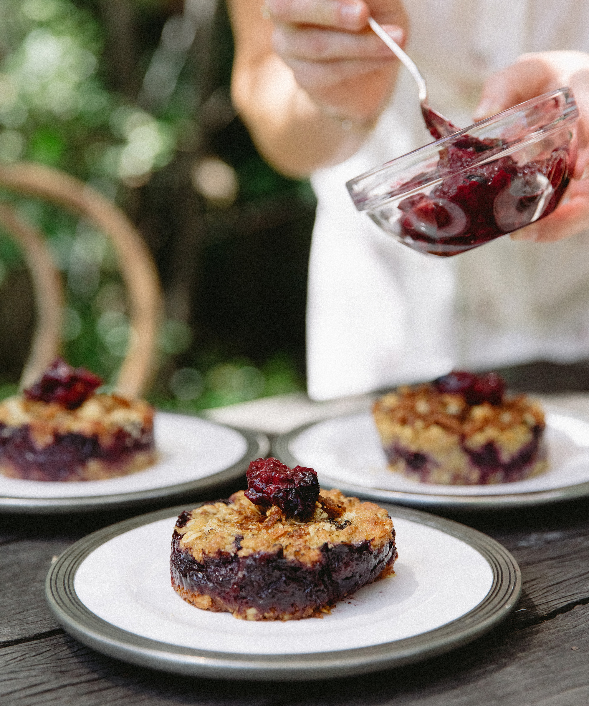 image of backyard gathering with cucina melissa