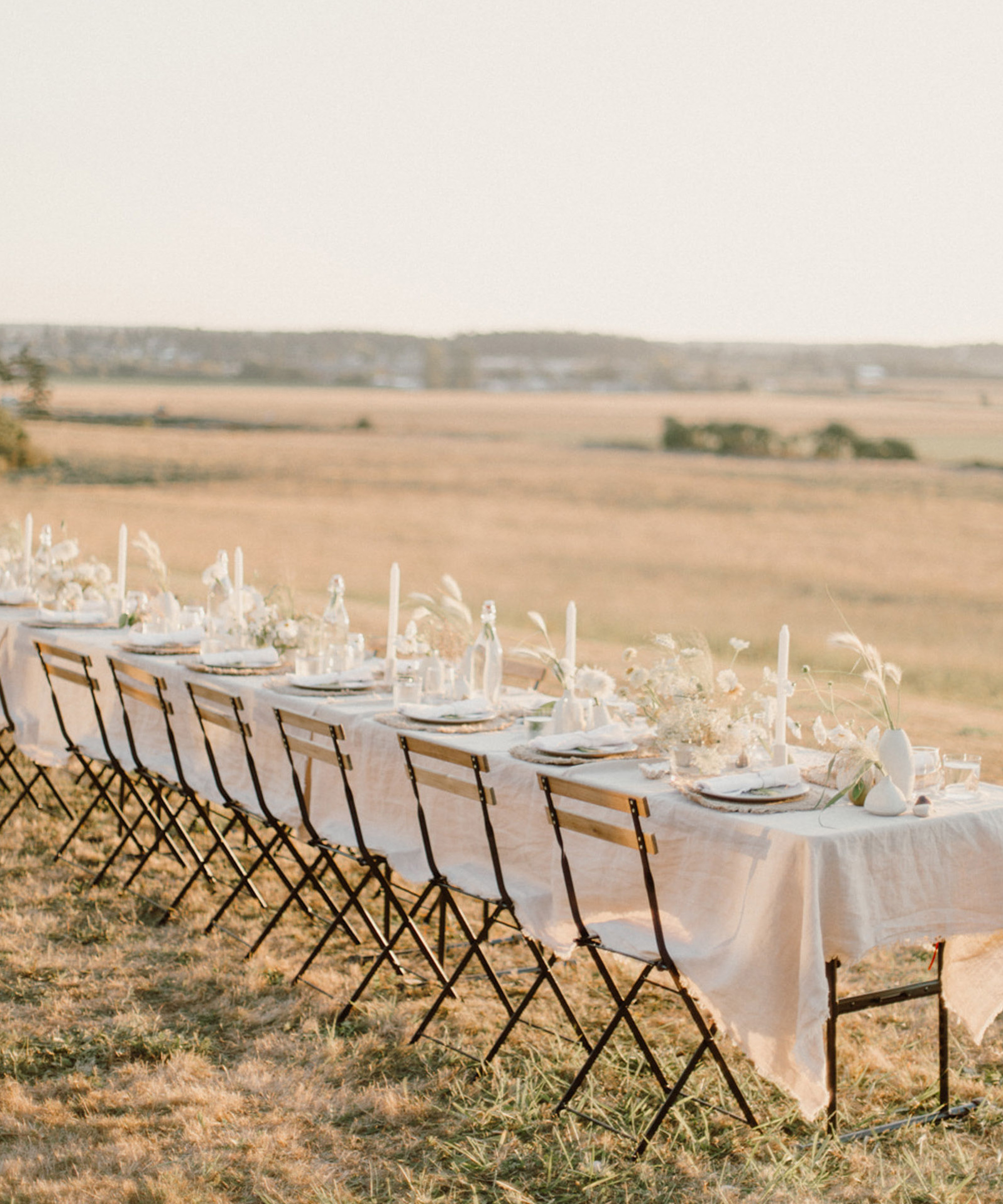 image of a wedding tabletop in washington