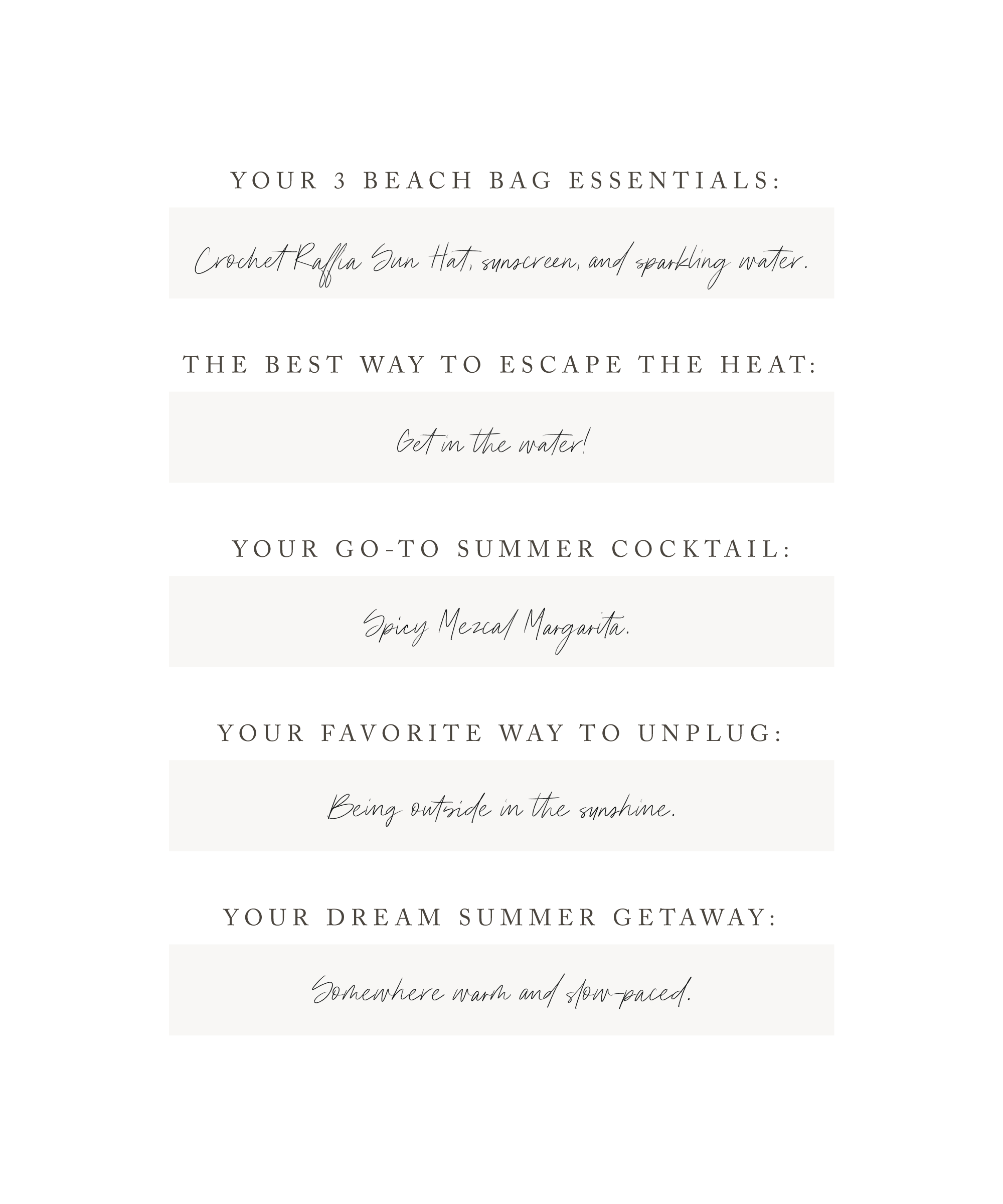 image of maya top's quick-fire answers to jenni kayne getaway