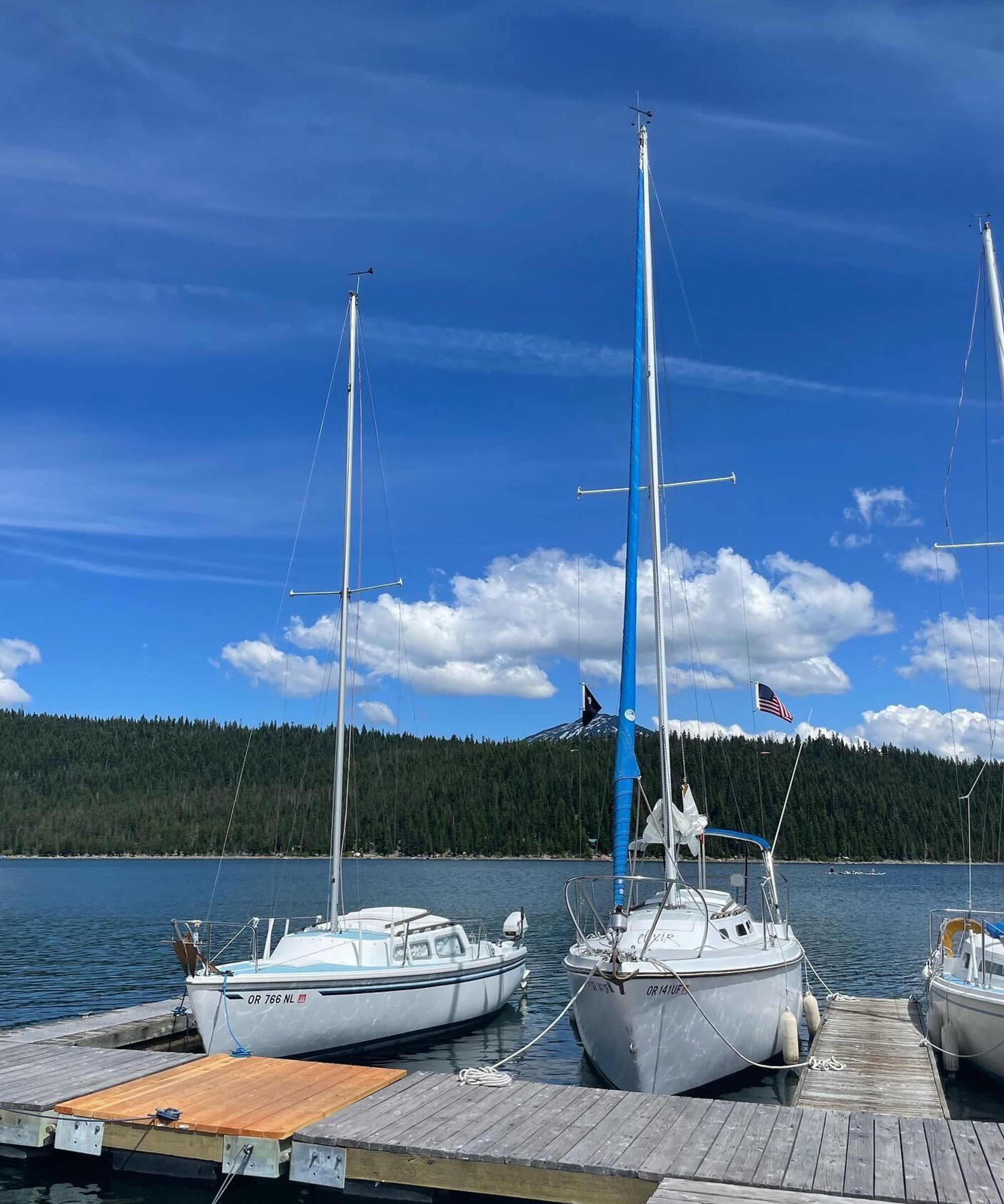 image of maya top in the pacific northwest wearing jenni kayne