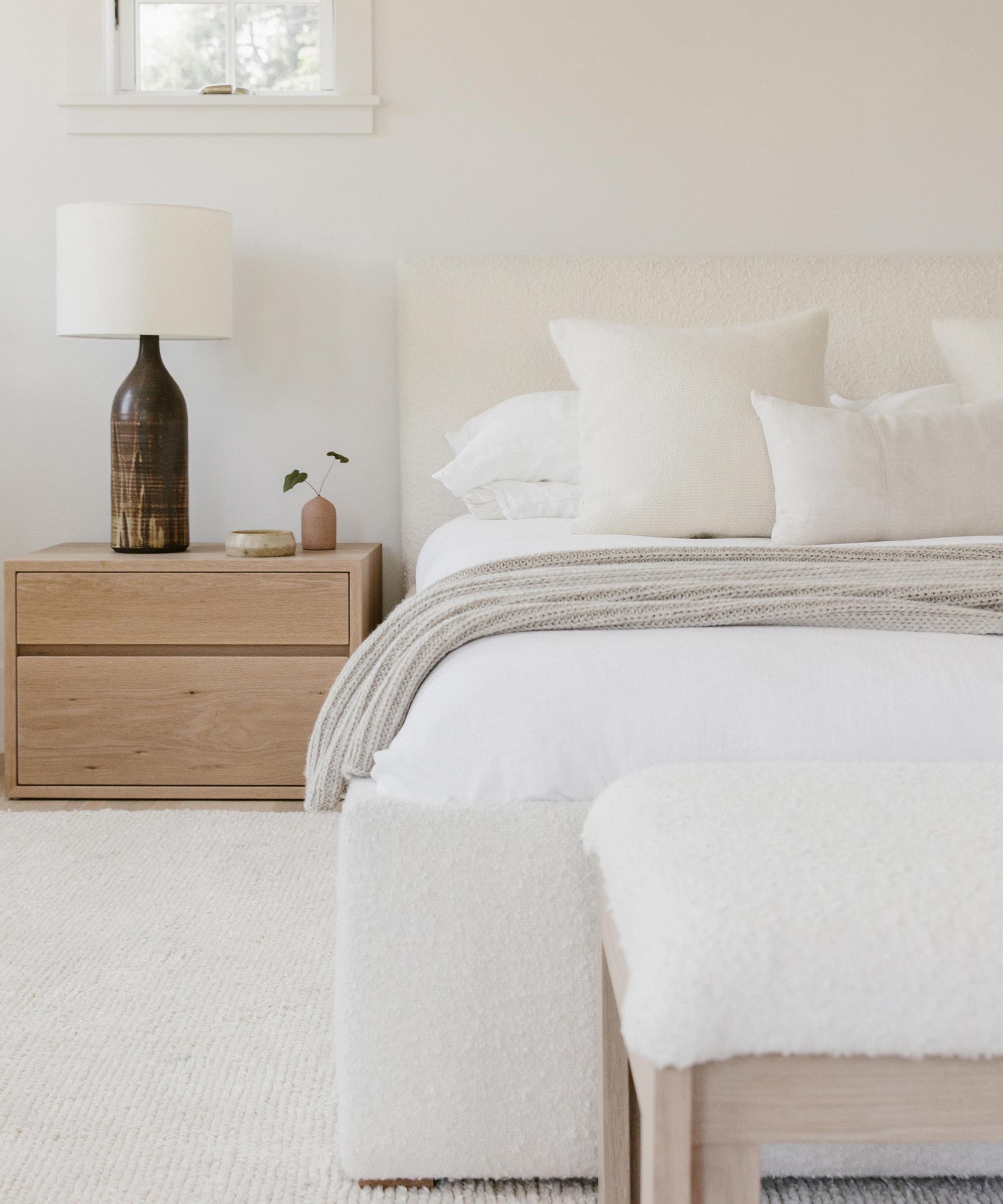 image of a neutral living room with jenni kayne home decor