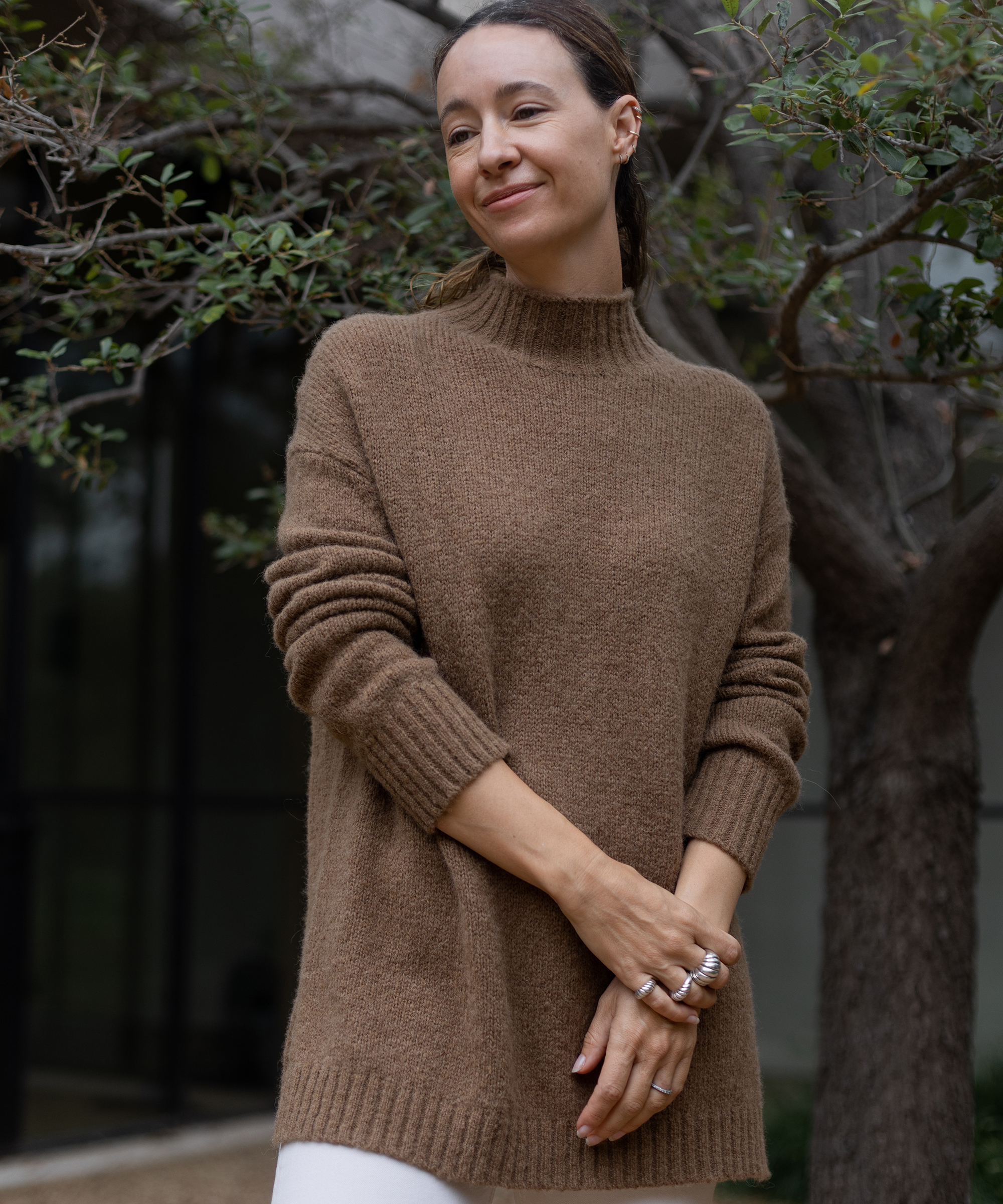 jenni kayne wearing fall clothing