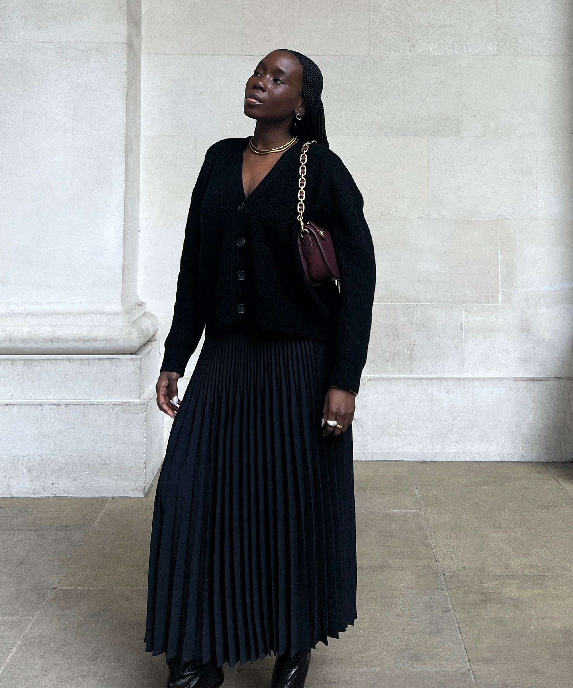 image of Danielle Jinadu wearing jenni kayne in london