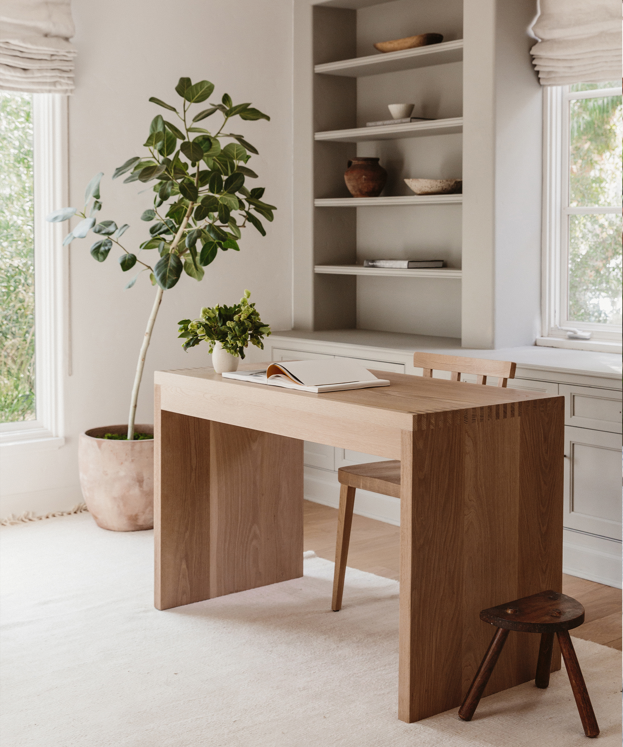 image of a home office with jenni kayne furniture