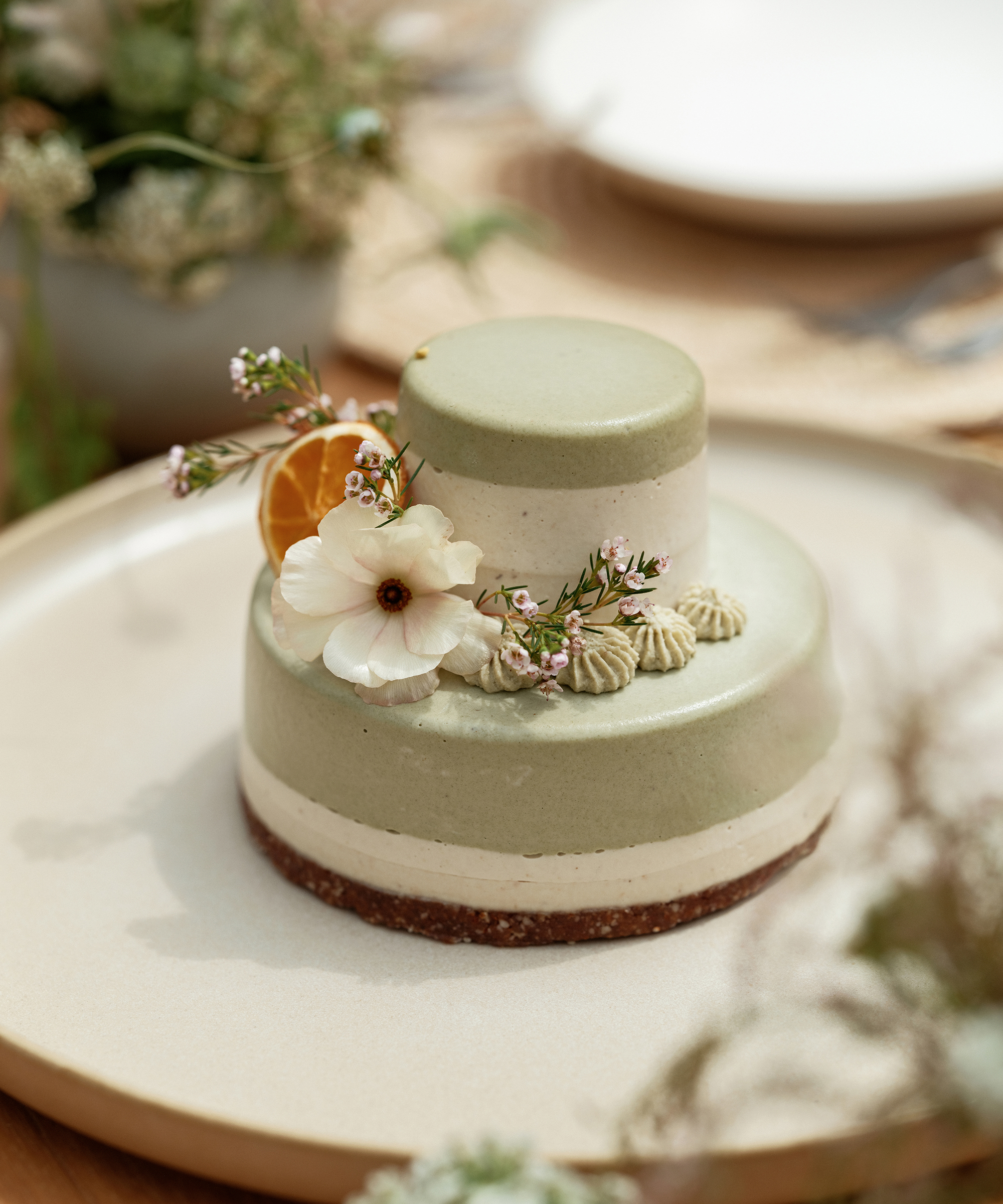 Ribbon Buttercream Wedding Cake – Joconde Cakes & Sweets