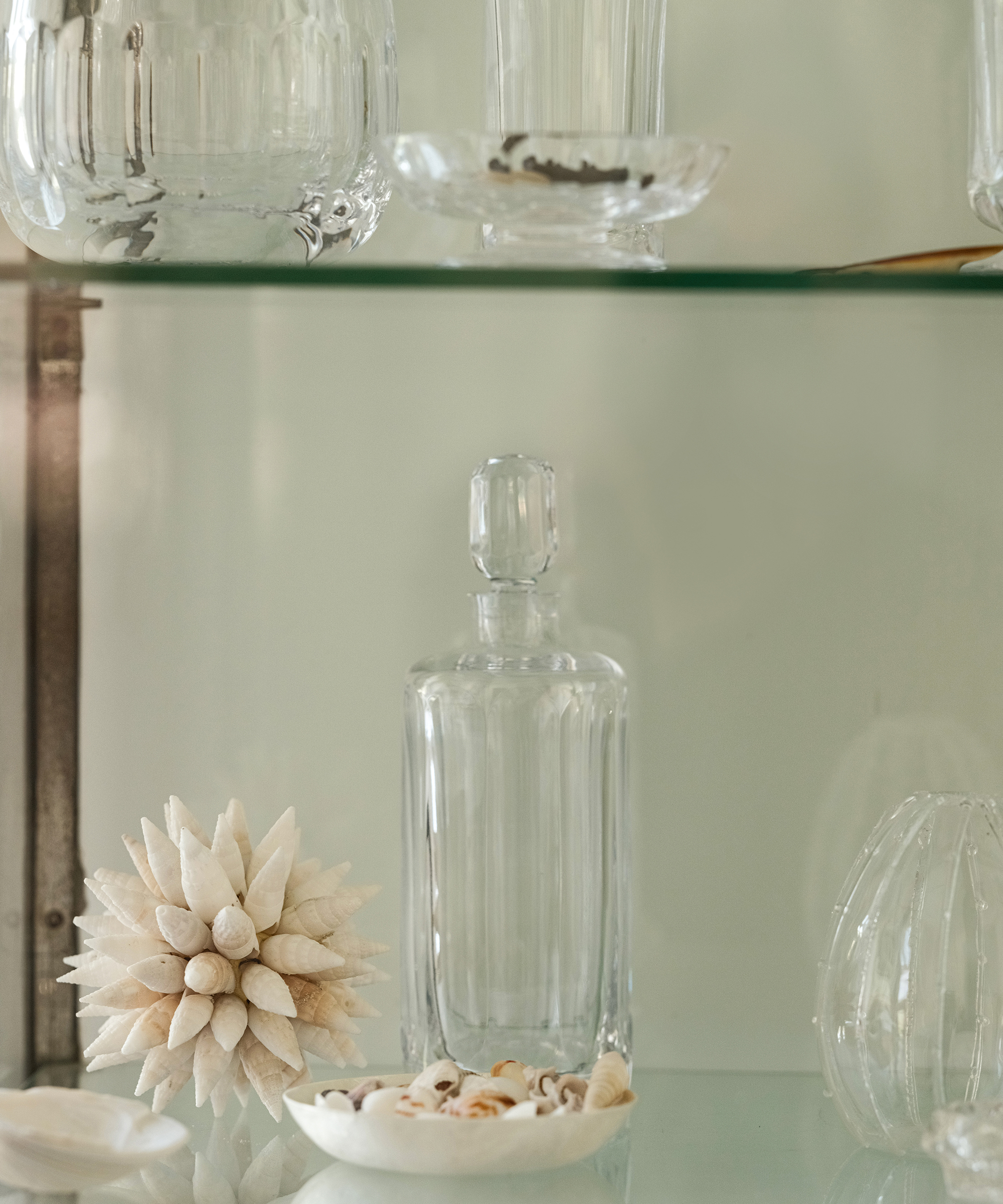 leanne-citrone-home-tour-glass-cabinet-crystal-vases
