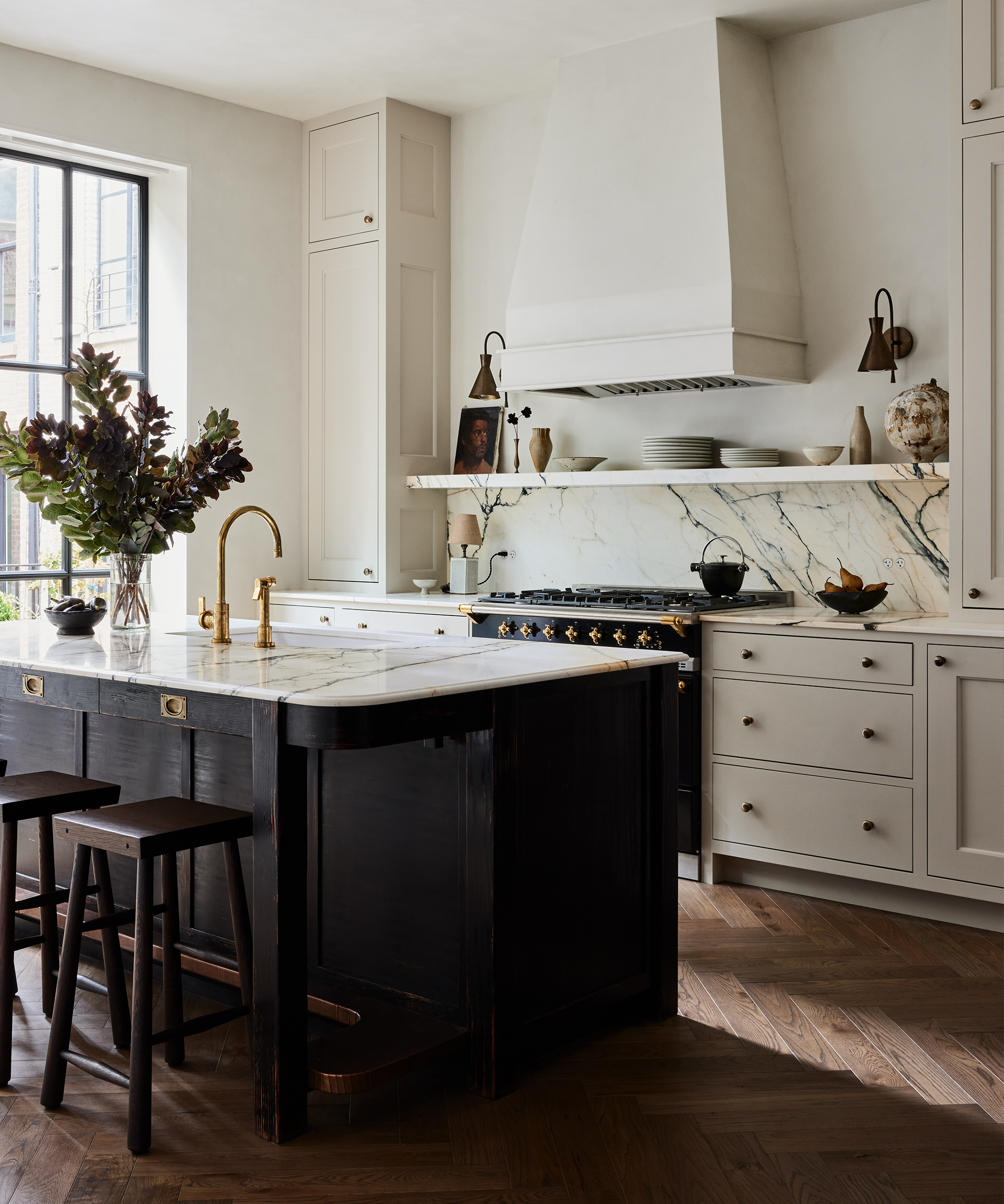 and-studio-home-tour-kitchen-dark-wood-island