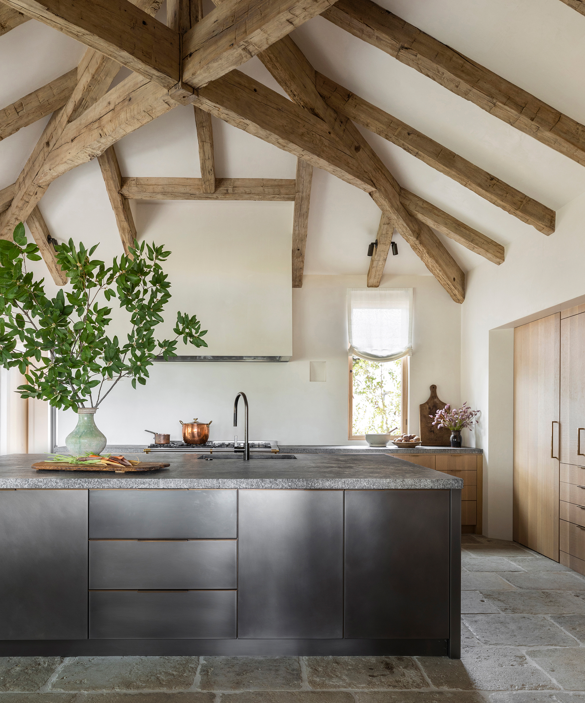 marie-flanigan-home-tour-kitchen-stainless-steel-island