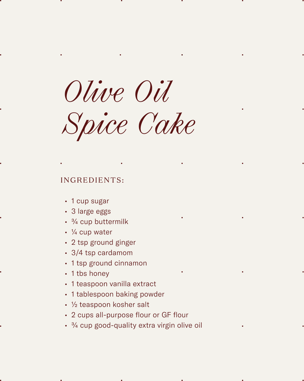 RT_Olive Oil Spice Cake