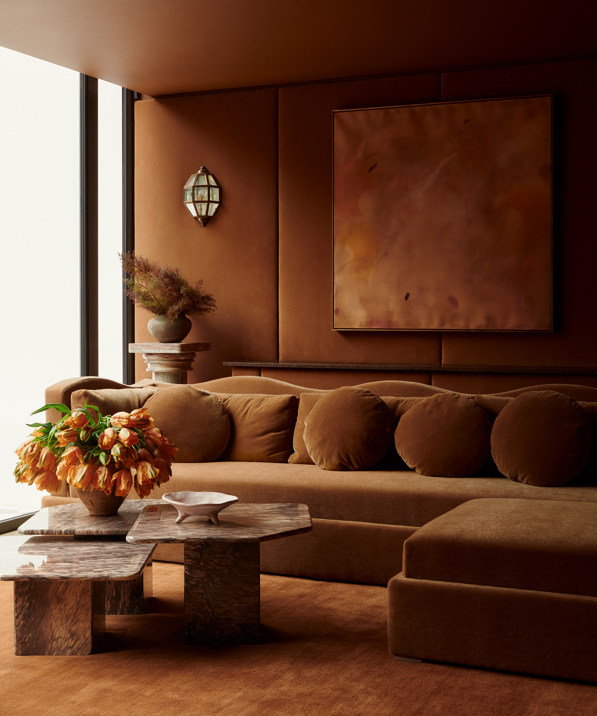 katie-harbison-home-tour-media-room-velvet-couch